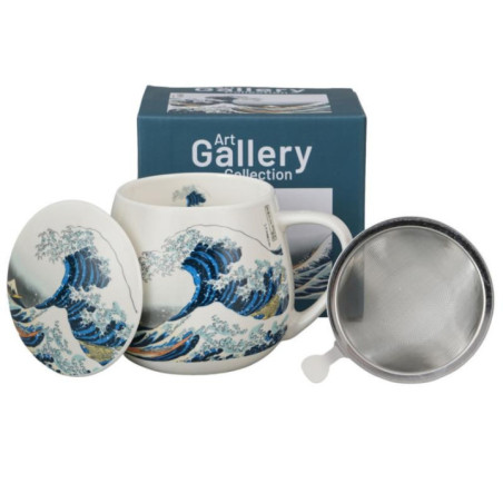 Kubek z zaparzaczem 430ml The Great Wave